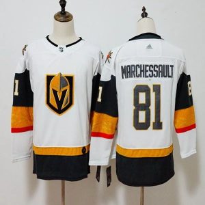 Herren Vegas Golden Knights Eishockey Trikot Jonathan Marchessault #81 2018-19 Weiß Authentic